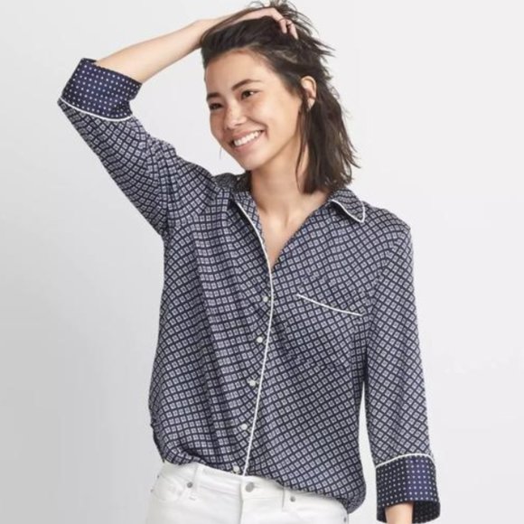 GAP - Pajama style blouse - Medium - Picture 1 of 6